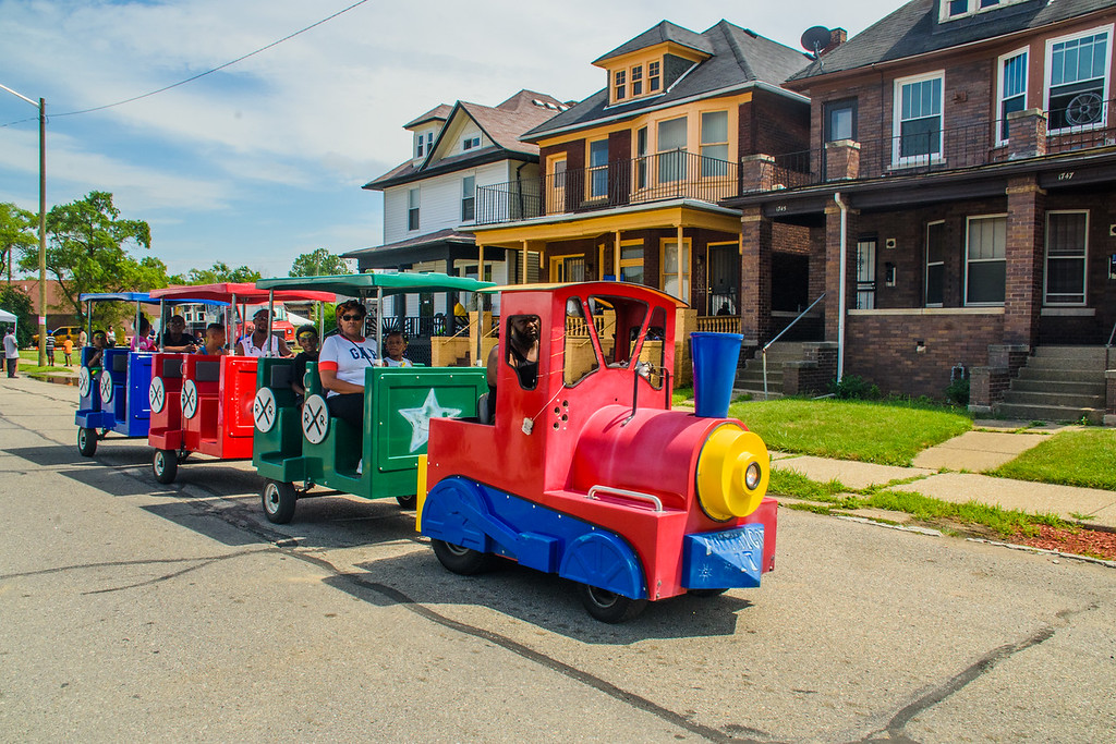 Centennial Block Party train ride