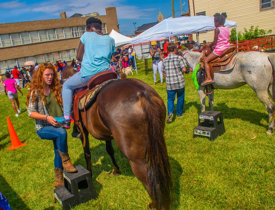 Centennial Block Party Horse Rides